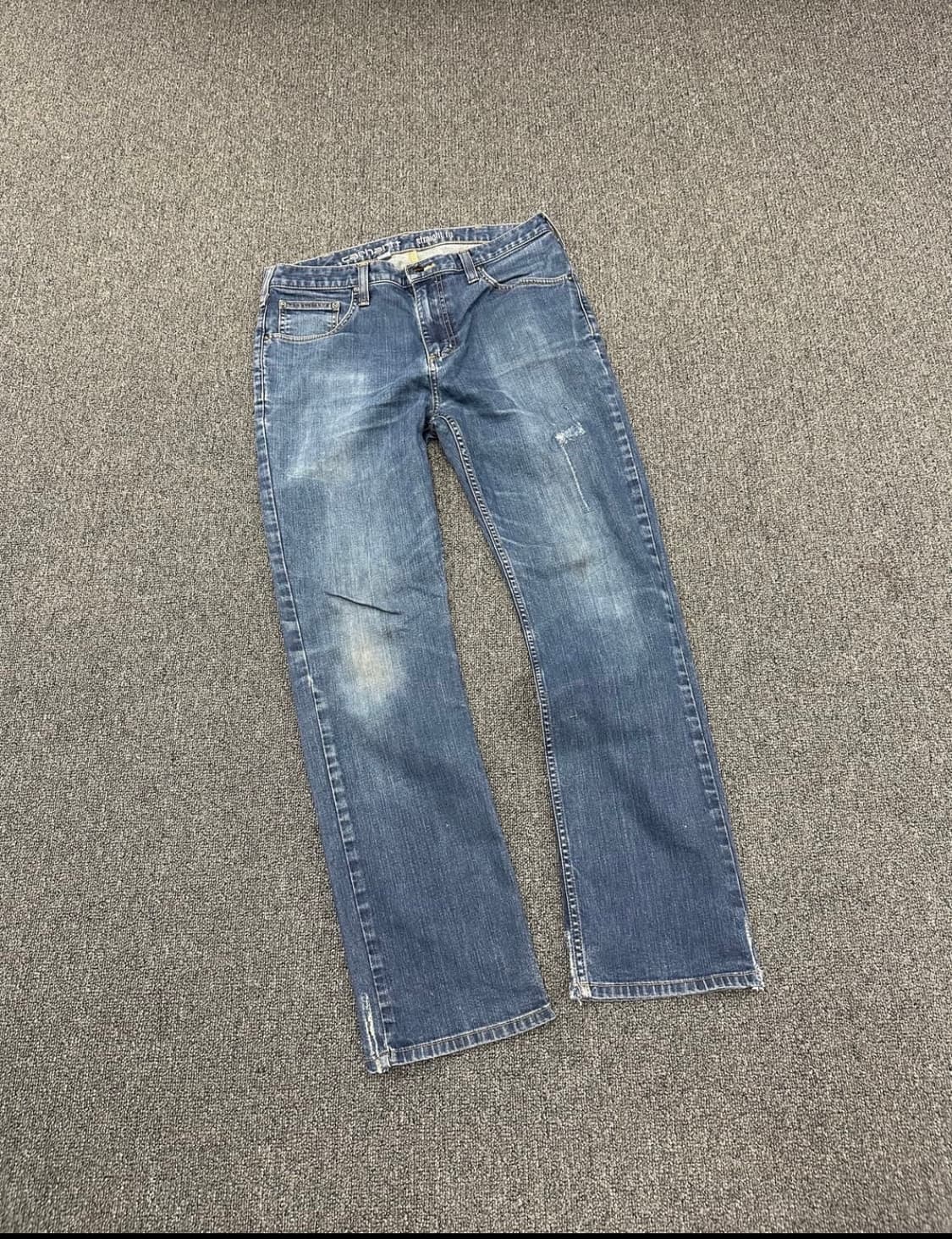 34x32 칼하트 슬림 스트레이트 데님 상품이미지3