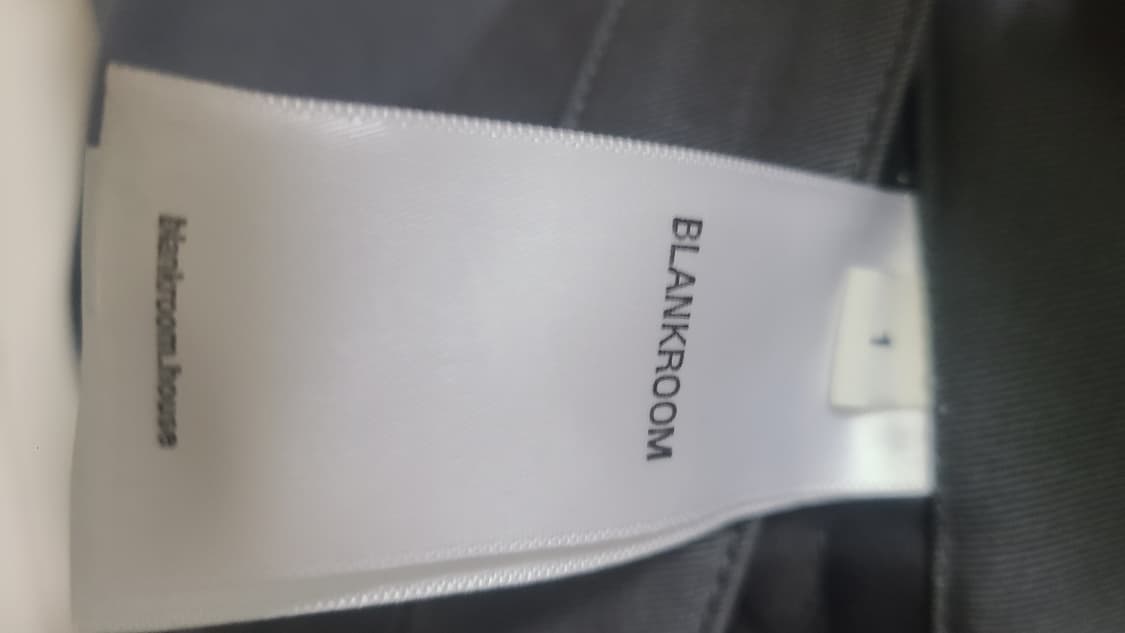 새상품)블랭크룸 다잉 치노 차콜 1사이즈 상품이미지2