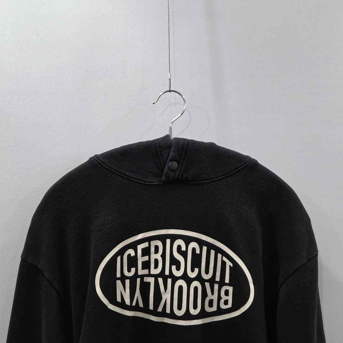 아이스비스킷 키즈 프린팅 후드티 블랙 165 상품이미지2