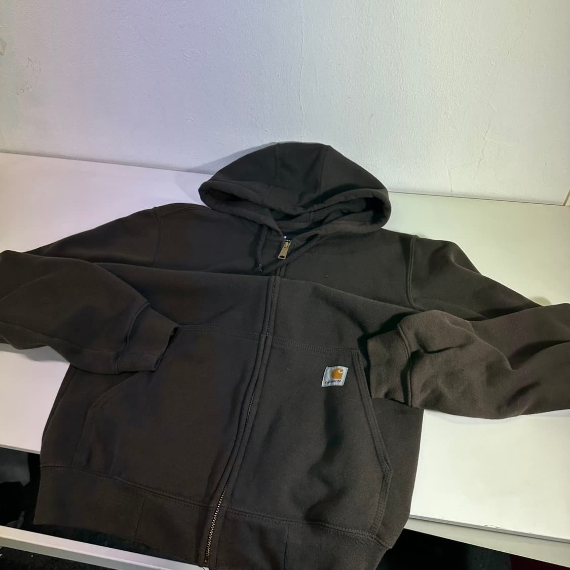 S 95 칼하트 브라운 후드집업 상품이미지2