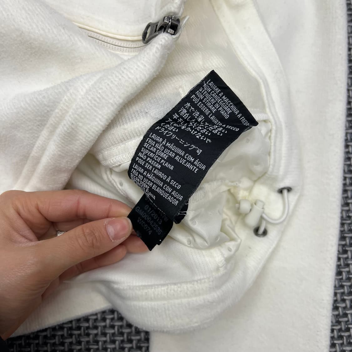 할리데이비슨 화이트 후리스 상품이미지3