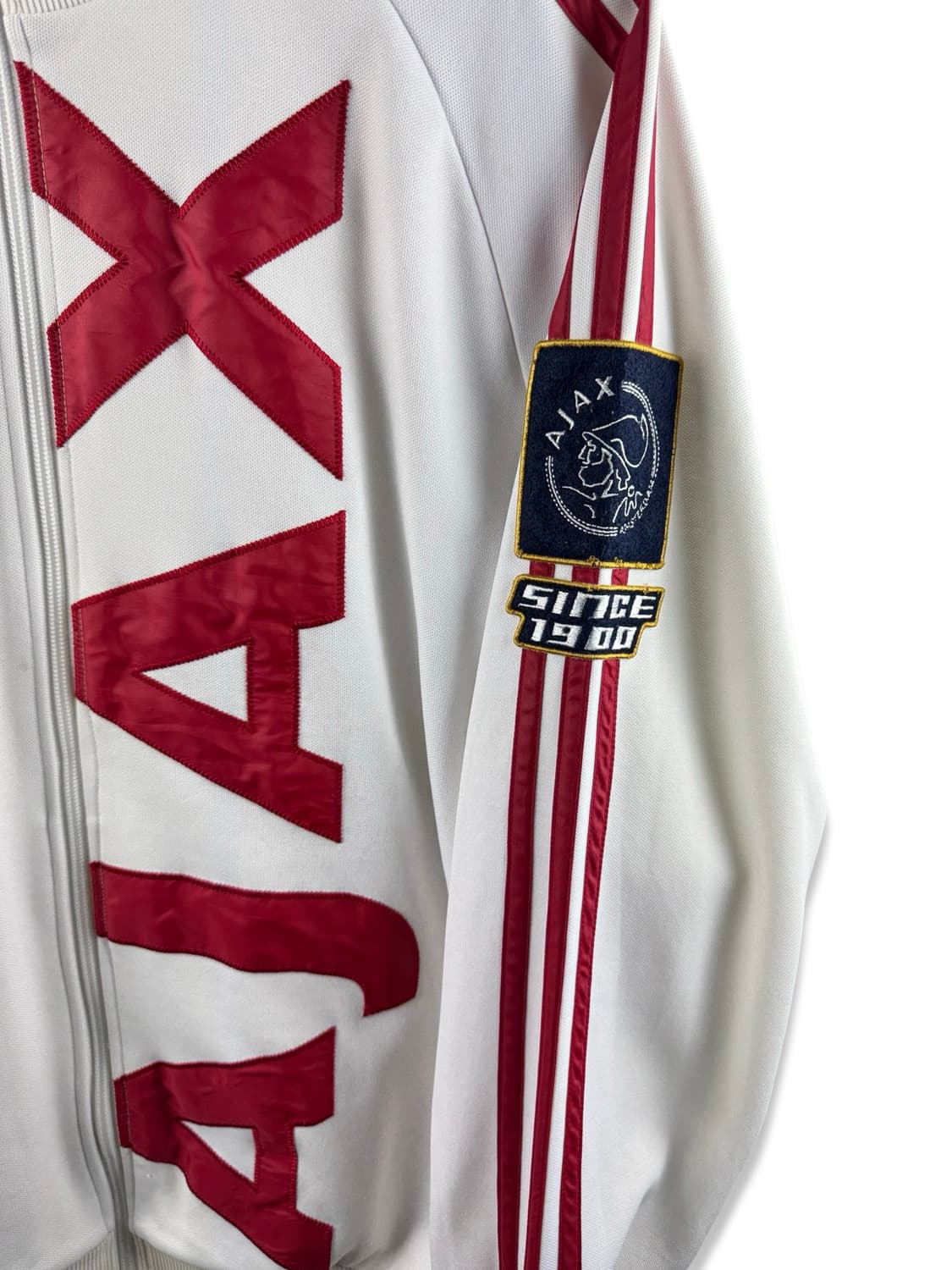 아디다스 아약스 화이트레드 트랙탑져지2448 상품이미지4