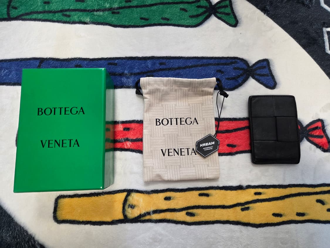 보테가 베네타 카드 케이스 램스킨 & 카프스킨 블랙 카드지갑 상품이미지2