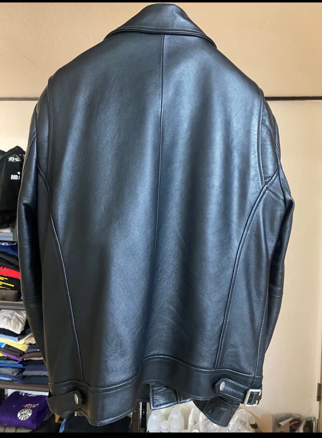 느와르 라르메스 램스킨 더블자켓 상품이미지2