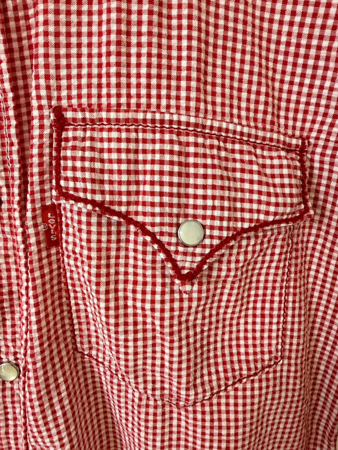 리바이스 시어서커 웨스턴 셔츠 상품이미지4