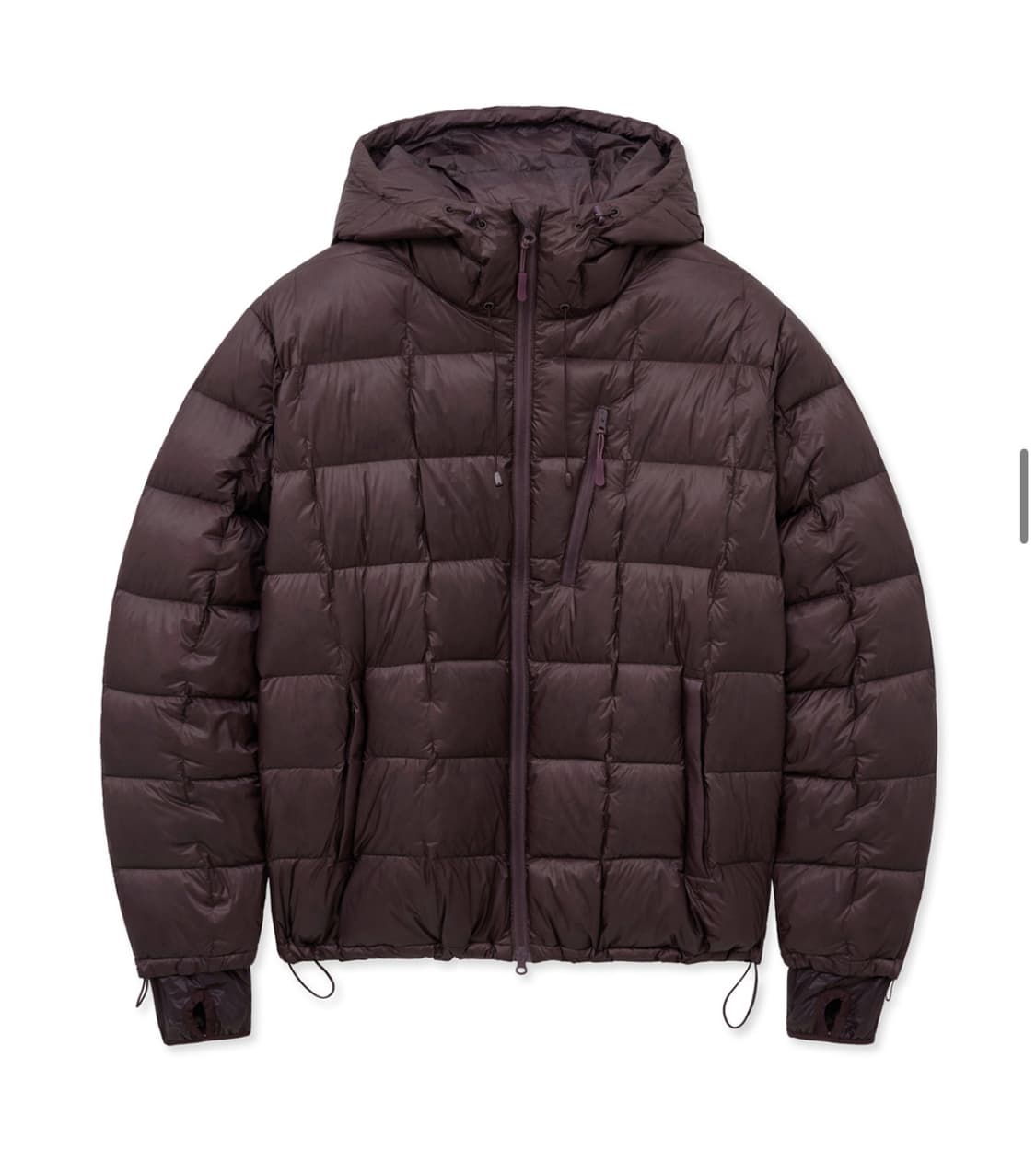 인템포무드 아크틱 경량패딩 L 다크퍼플 상품이미지2
