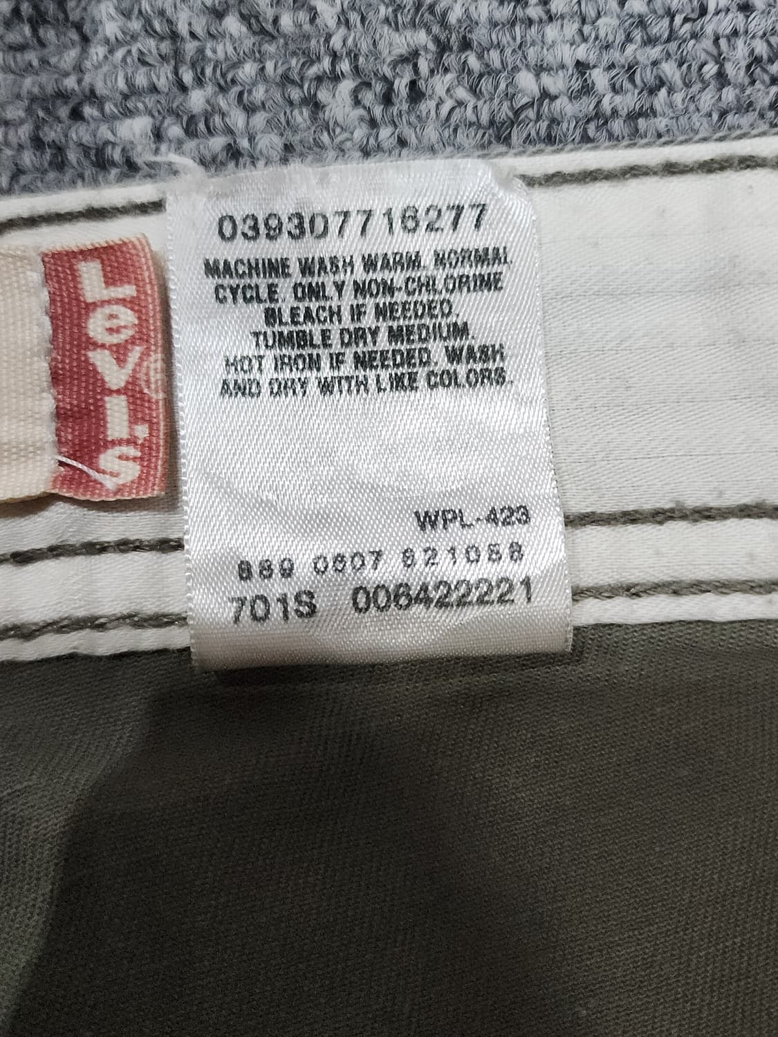 리바이스 루즈 스트레이트핏 빈티지 Y2K 카고팬츠 카고바지 30 상품이미지10