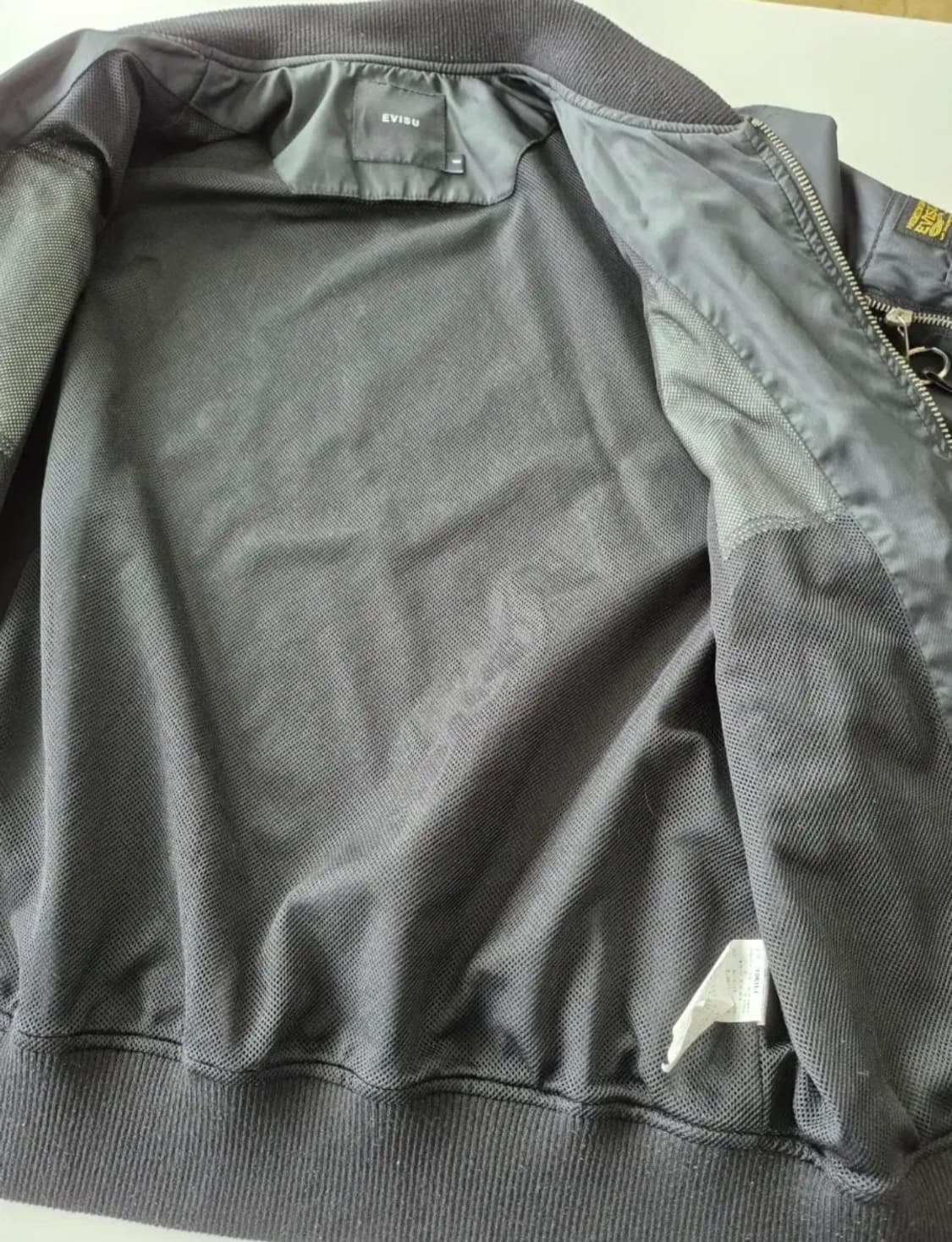 EVISU 에비수 블랙 봄버 자켓 상품이미지5
