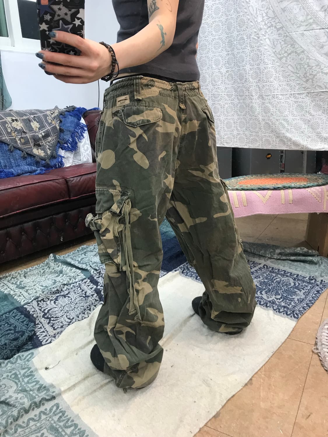 아베크롬비 빈티지 카모 카고팬츠 상품이미지2