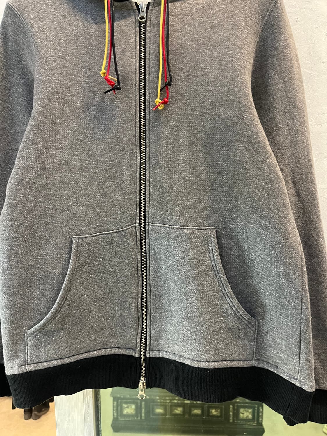 Japanese vintage 투웨이 후드 집업 M 상품이미지3