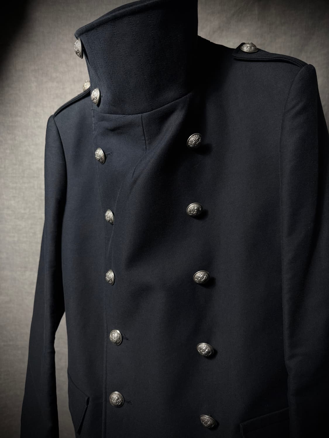 Balmain 12SS Napoleon High Neck PeaCoat 상품이미지7