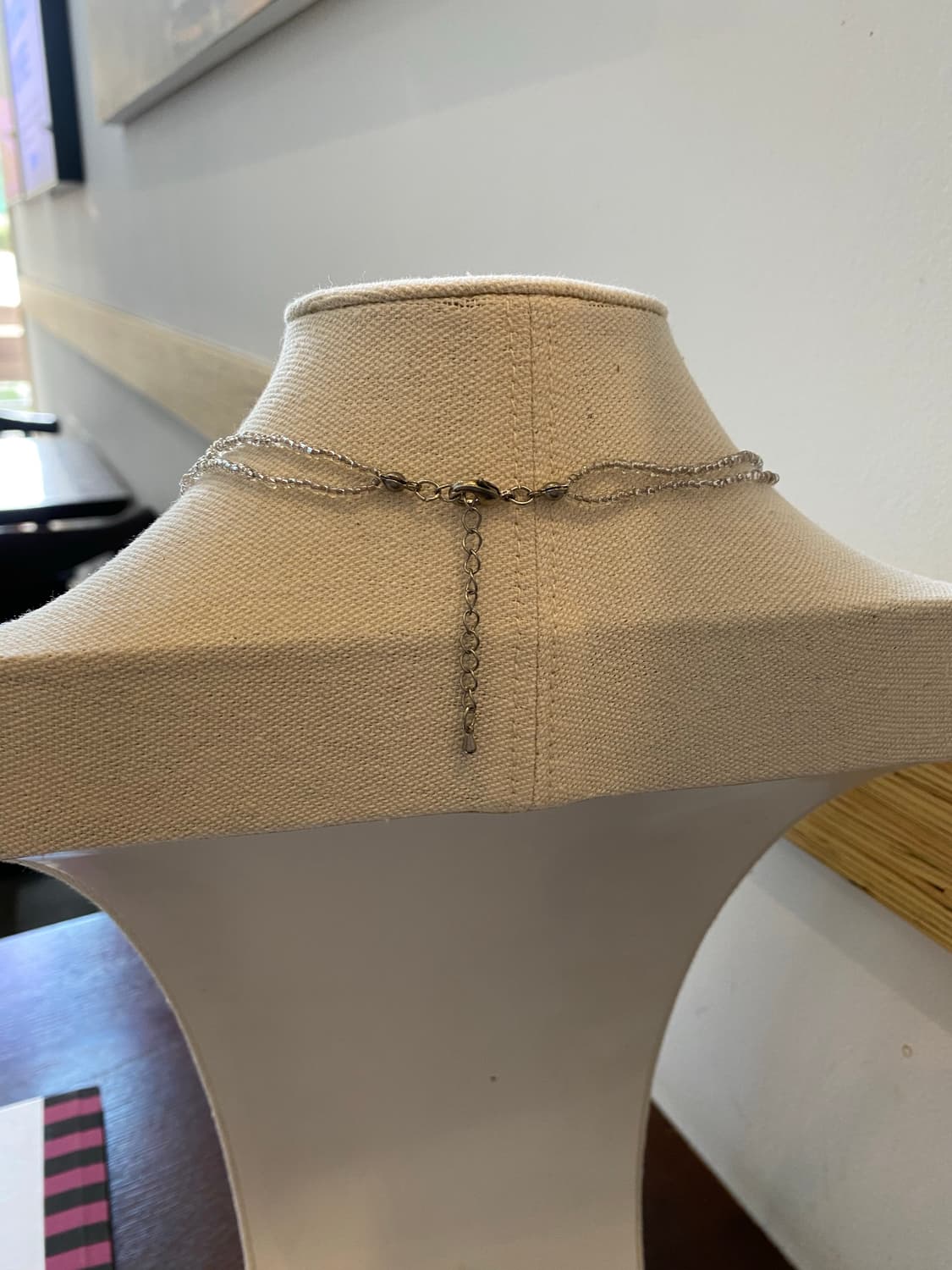 페어리 y2k 키치 러블리 핑크 비즈 플라워 목걸이 상품이미지9