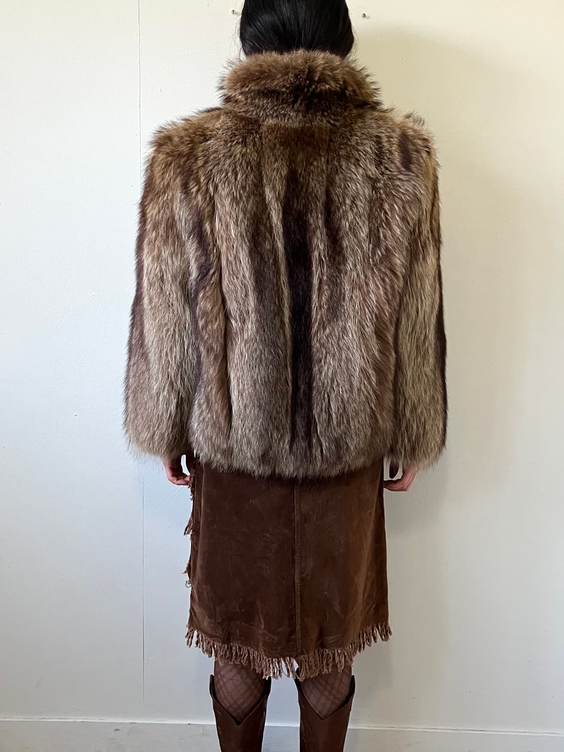 Japan vtg Fox 퍼 자켓 상품이미지8