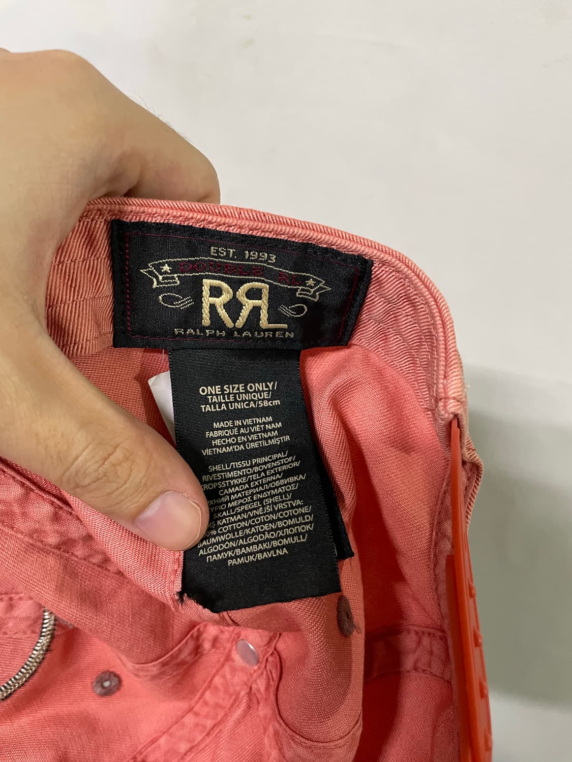 RRL 볼캡 모자 더블알엘 가먼트 다이드 볼캡 국내택 상품이미지8