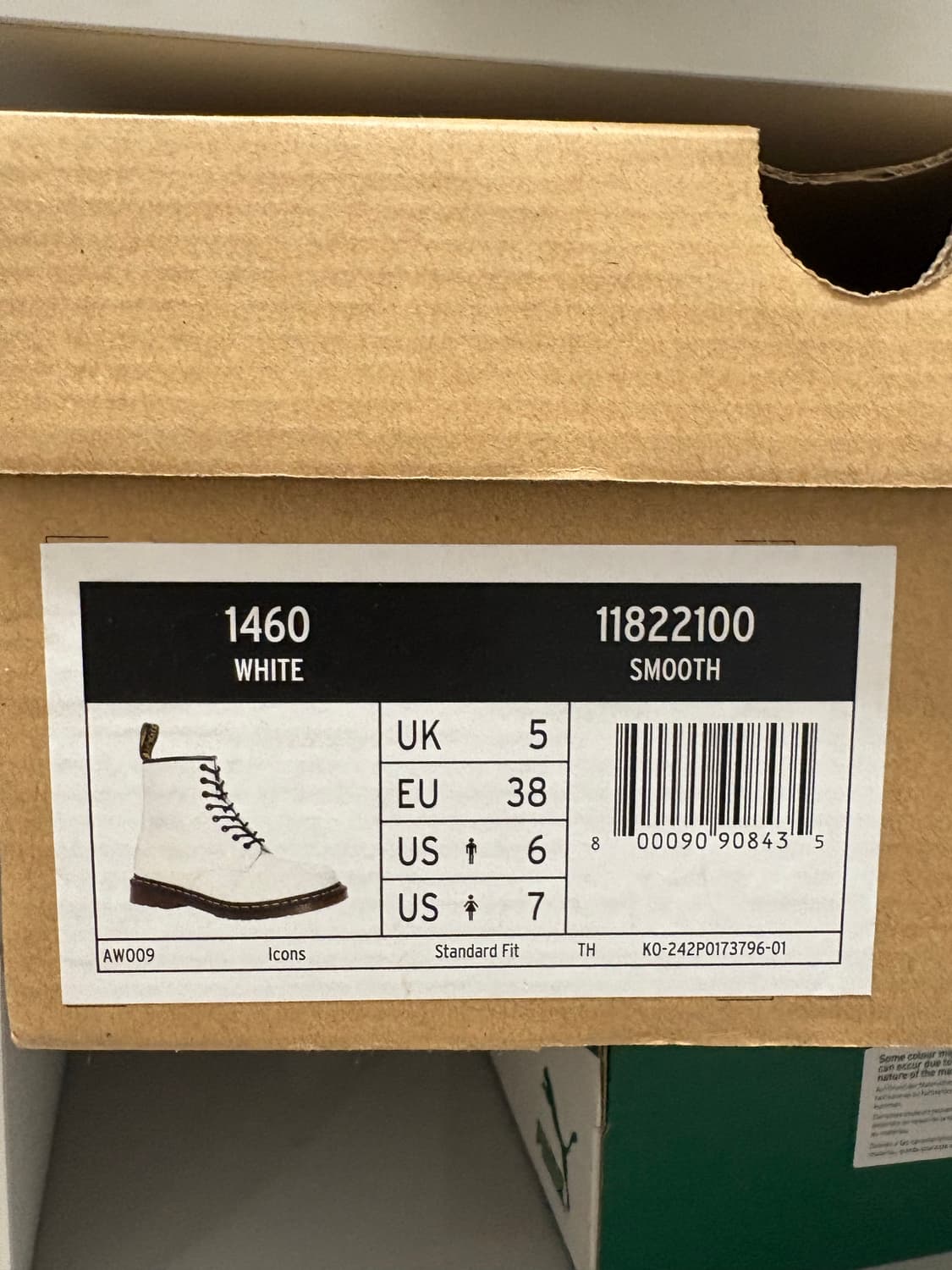 닥터마틴 1460 화이트 240 상품이미지2