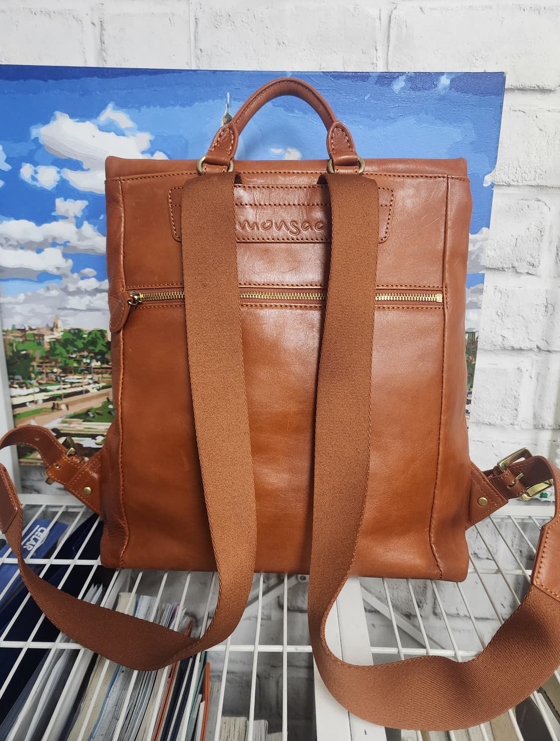 몽삭 여성백팩 가죽가방 GD95 상품이미지4