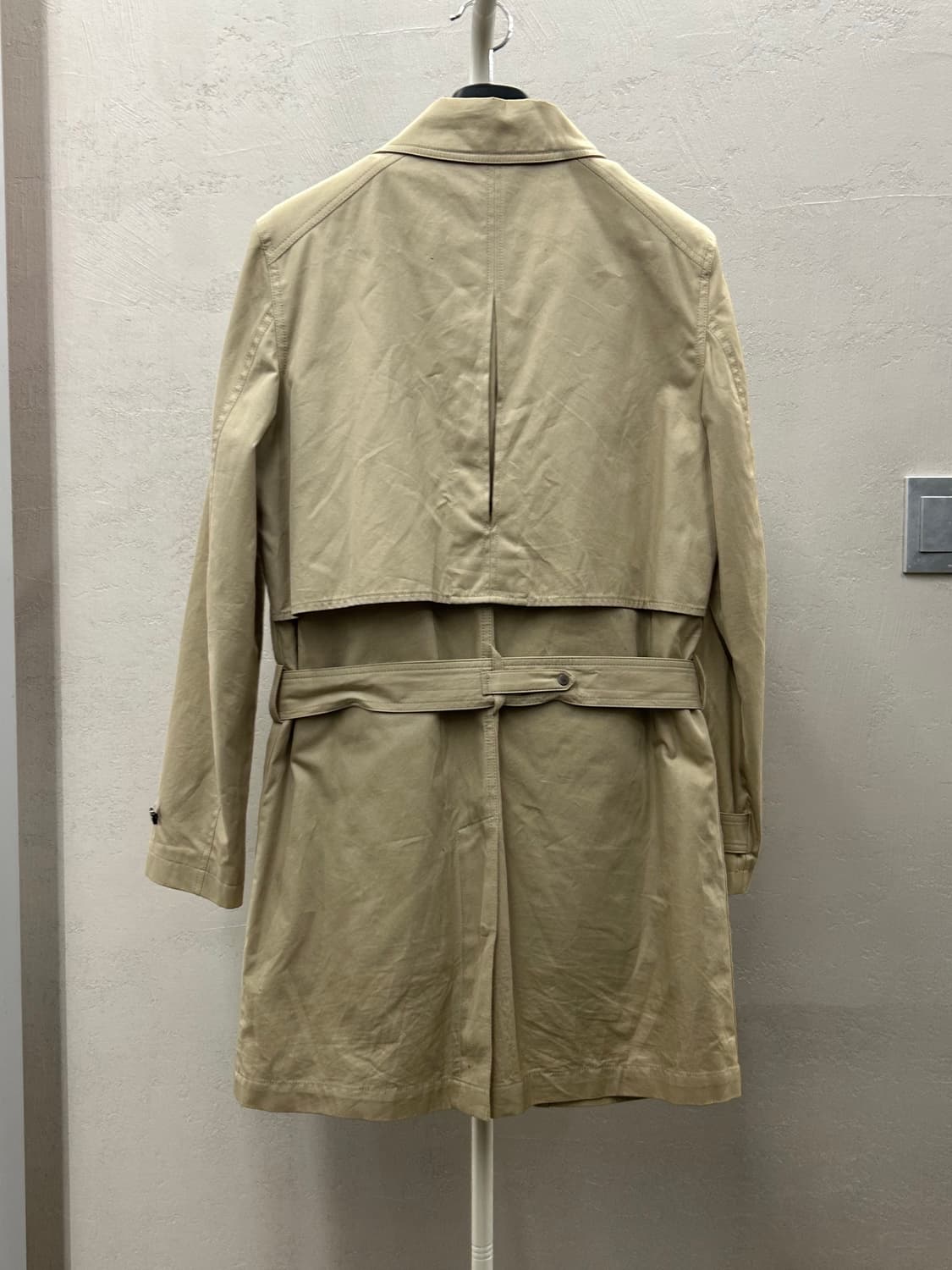 TONYWACK 아이보리 분리형 트렌치 코트 상품이미지4