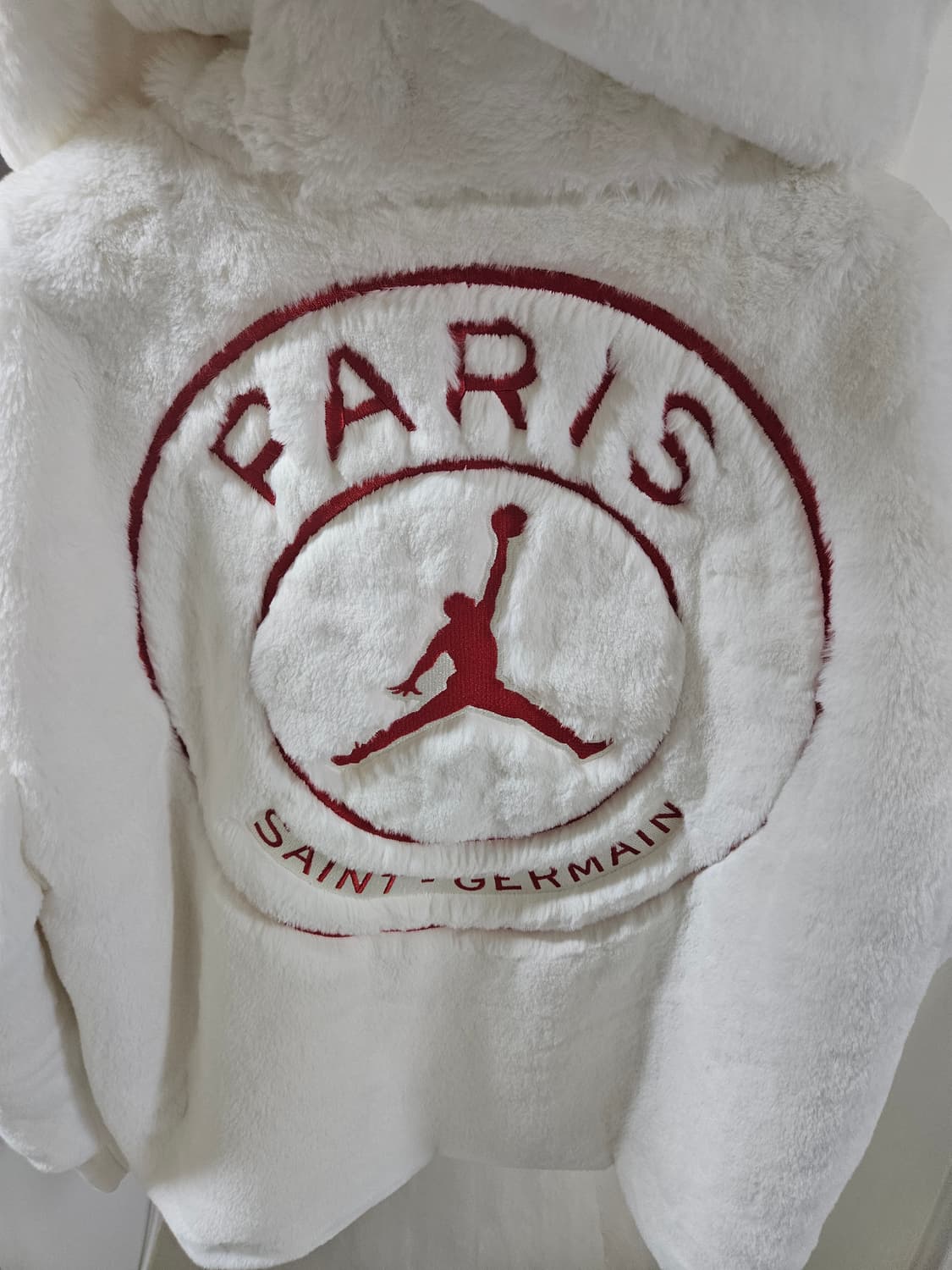 새제품) 나이키 조던 파리 생제르망 플리스 봄버 자켓  S(55) 상품이미지10