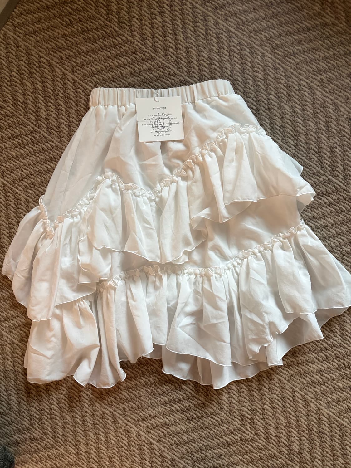 [새상품/반값택배포함]nocontent 노콘텐츠 프릴스커트 상품이미지2