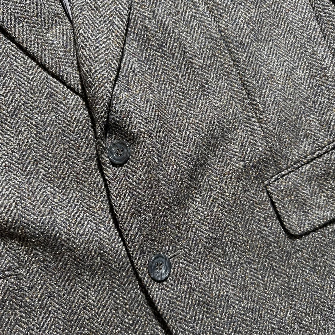 입생로랑 캐시미어 블렌드 헤링본 싱글 2B 블레이저 상품이미지3