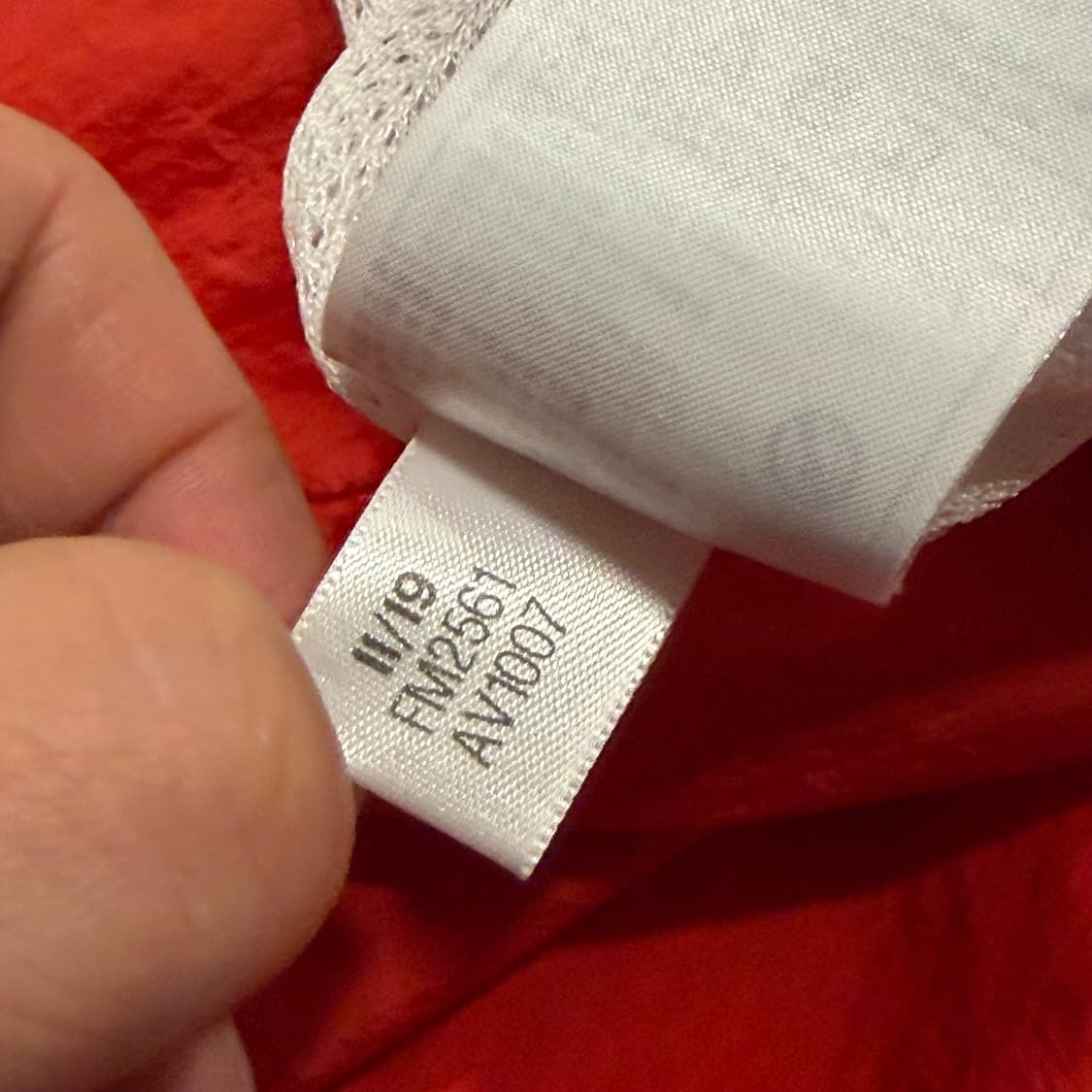 [XS] 아디다스 파이어버드 빨간색 삼선 트레이닝 바지 C774 상품이미지7