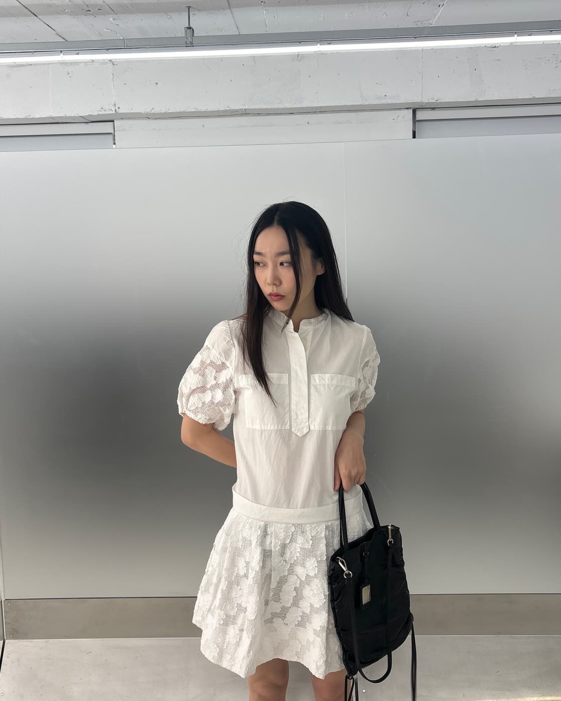 Jilsander navy 2way bag 상품이미지3