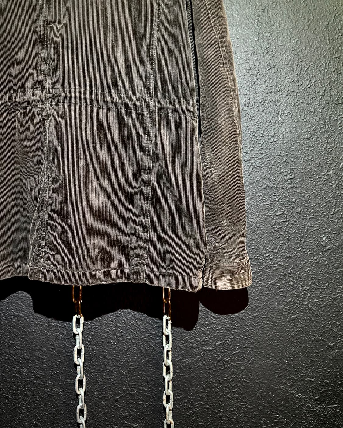 Comme Ça Ism – Corduroy Fur Hooded Jacke 상품이미지6