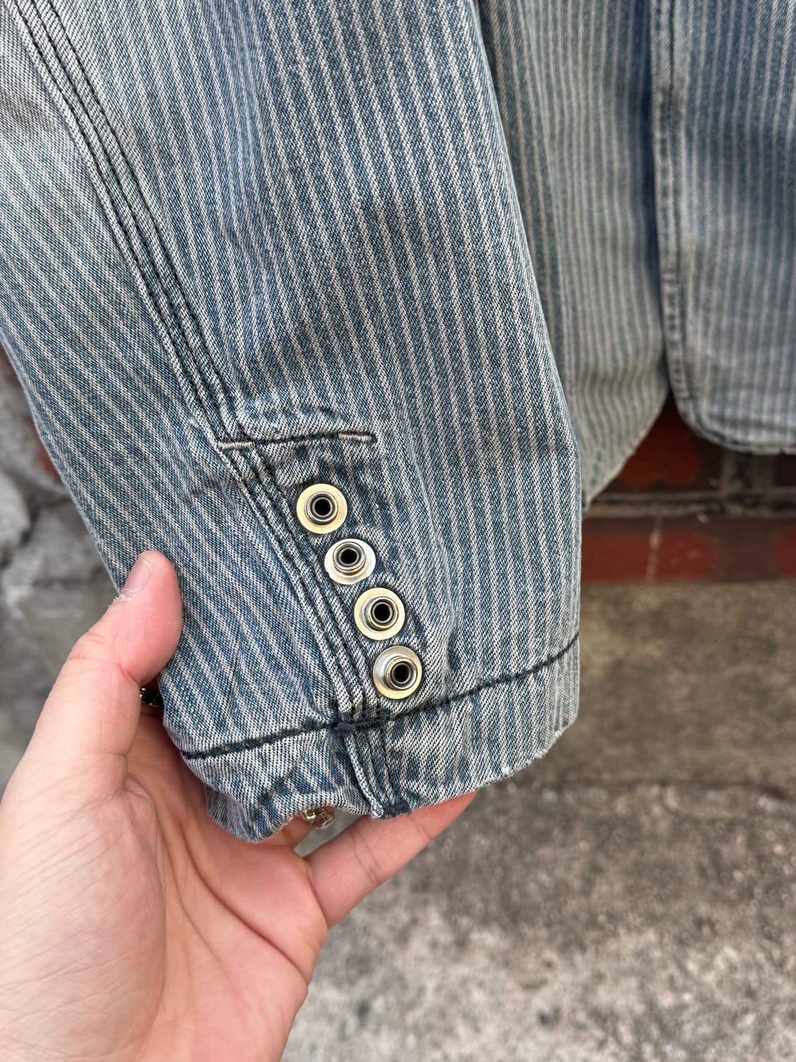 디젤 스트라이프 디트로이트 3B 데님자켓 상품이미지8