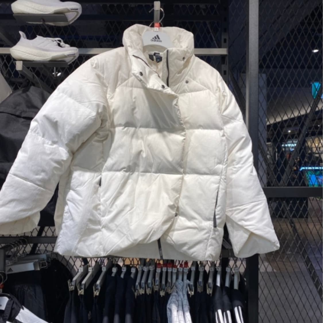 아디다스 빅 배플 다운패딩 L 상품이미지2