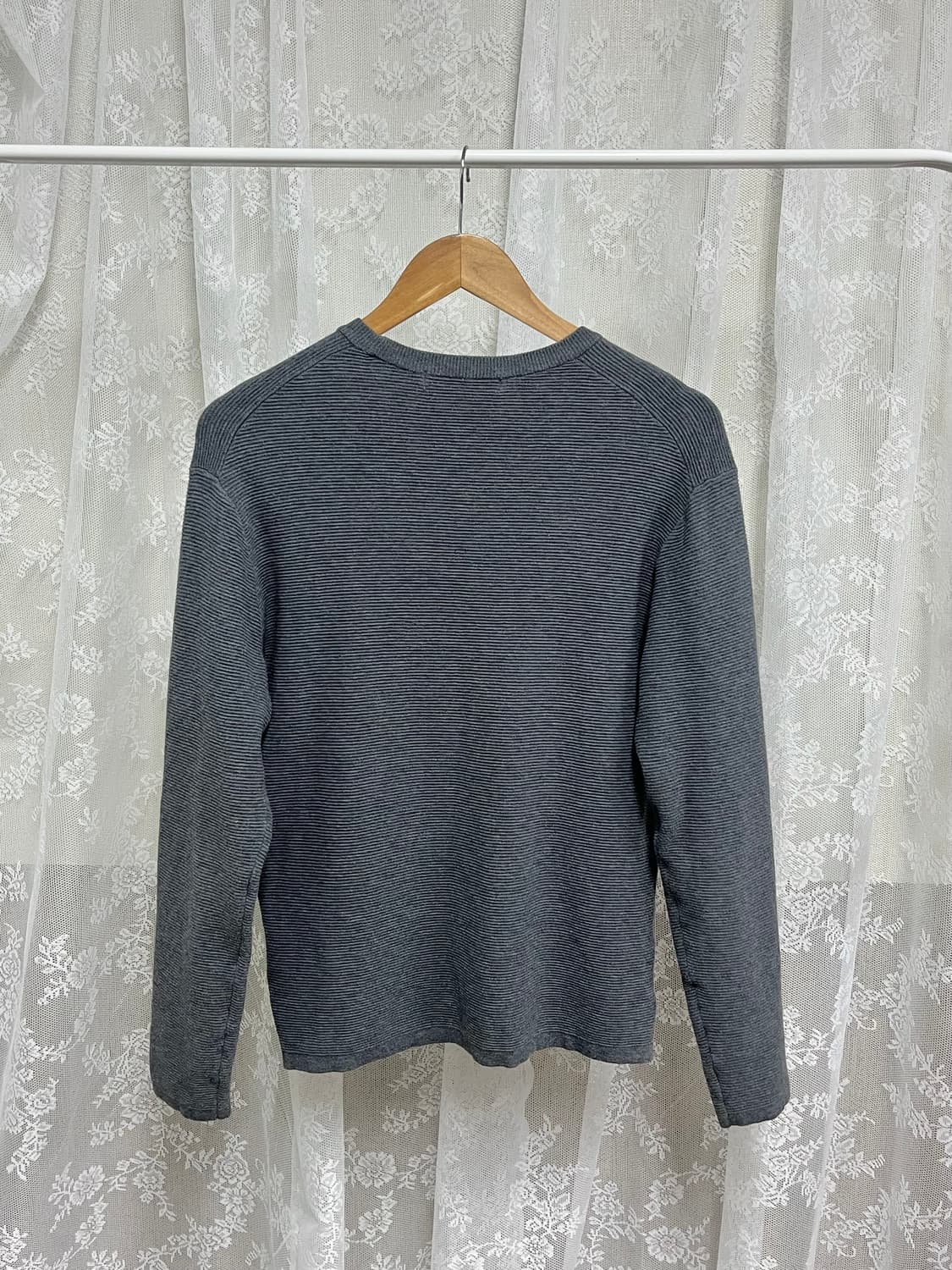 95) 시리즈 21FW 캐시미어 블렌드 니트 티셔츠 그레이 상품이미지2