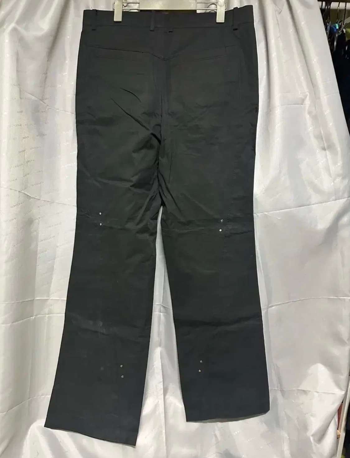 엔초비 리벳 절개 팬츠 블랙 상품이미지2