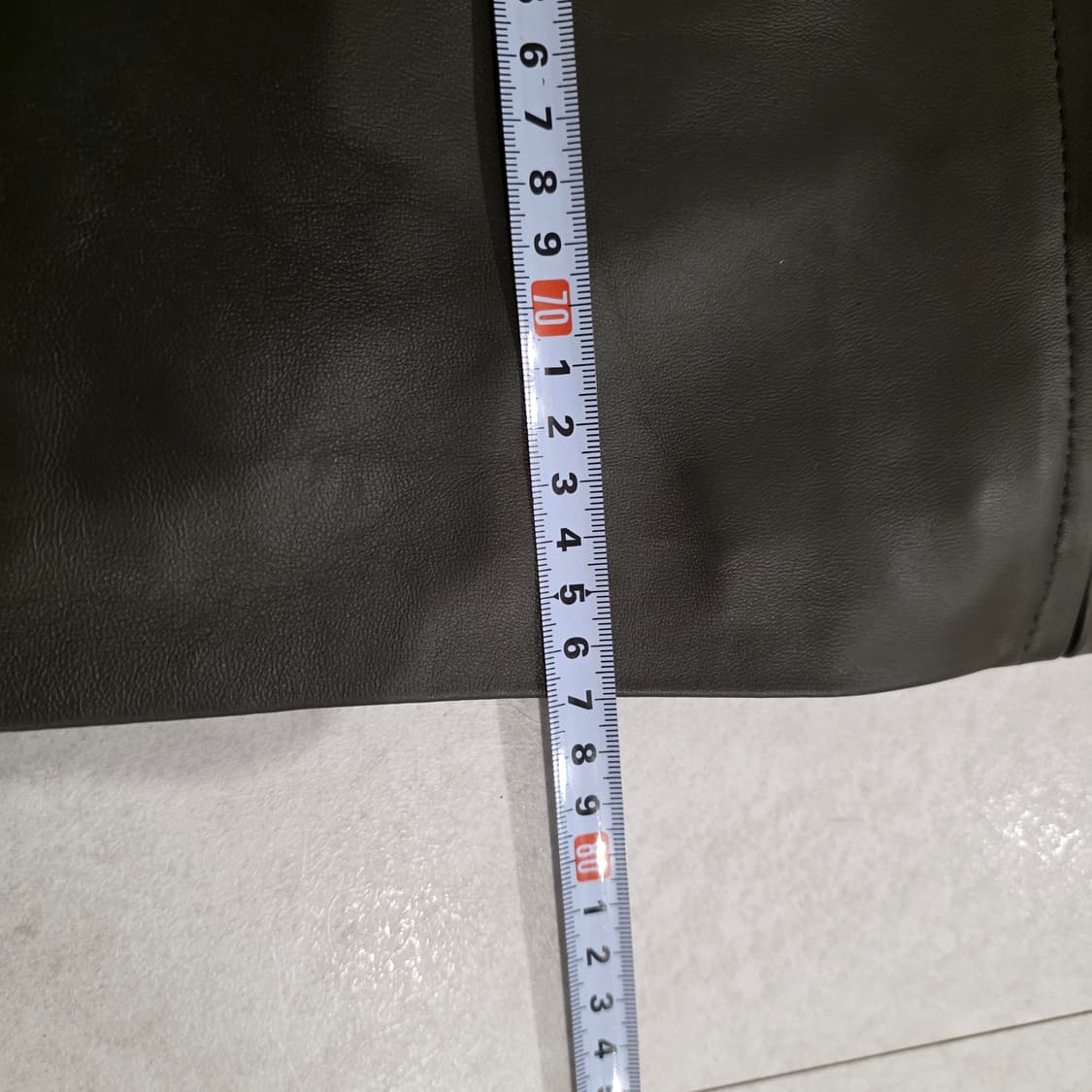 헤스티지(HASSTIGE) 카키색 양가죽 자켓 99 상품이미지8