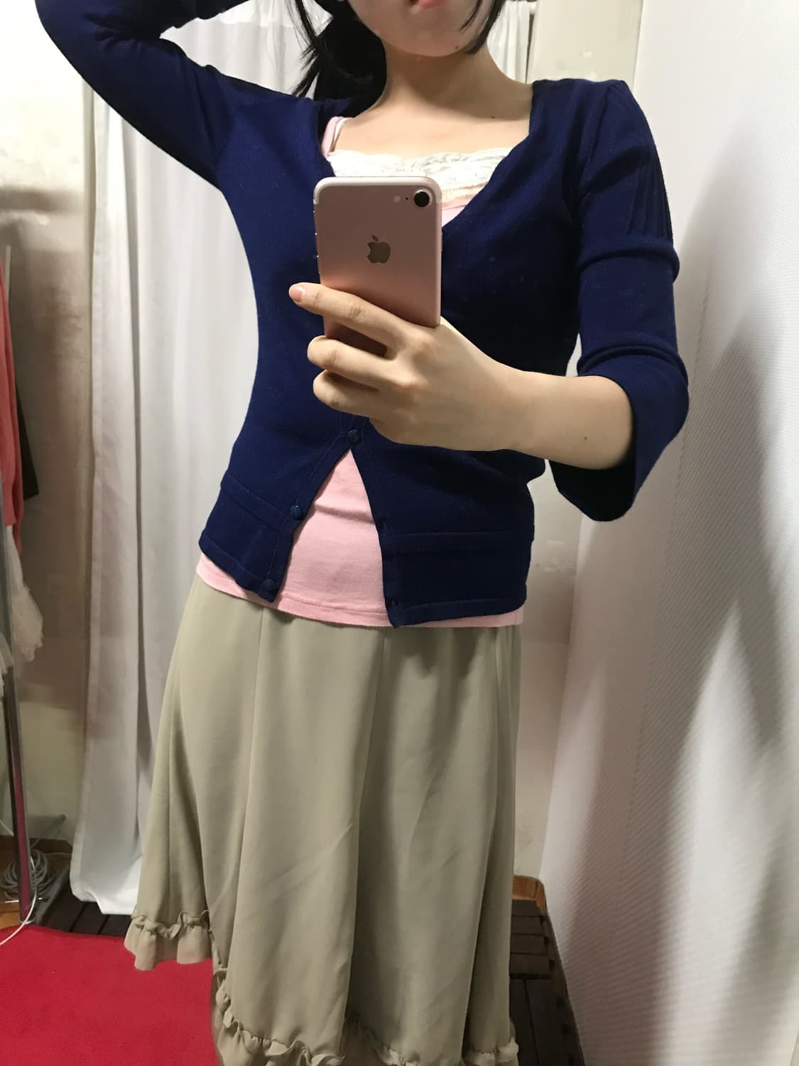 앤틱 빈티지 글리터 버튼 가디건 상품이미지2