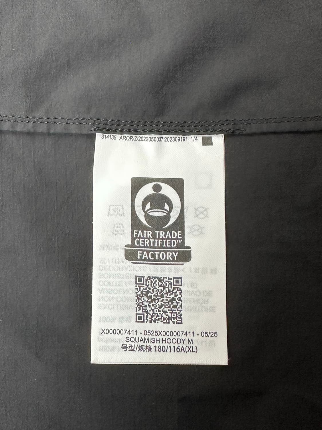 [XL] 정품 아크테릭스 스쿼미시 후디 블랙 상품이미지6