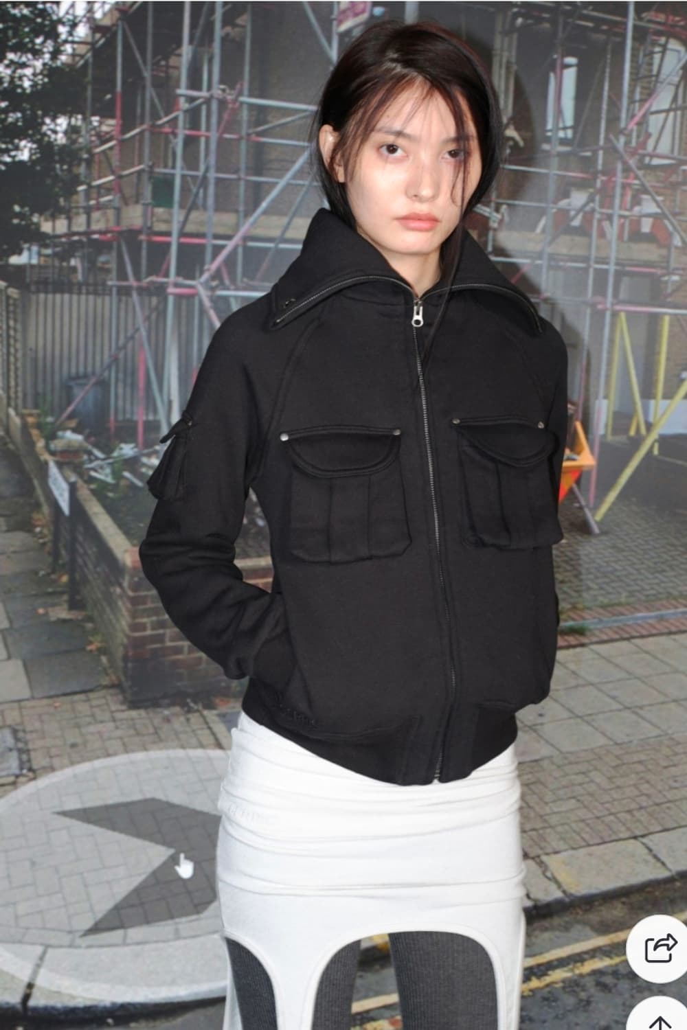 세릭 터틀넥 집업 CERRIC TURTLE POCKET JACKET 상품이미지2