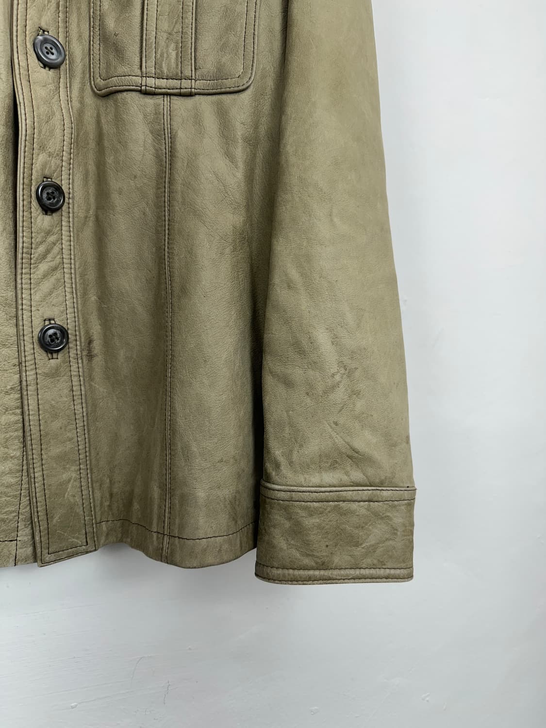 Cowhide Leather Utility Jacket 상품이미지6