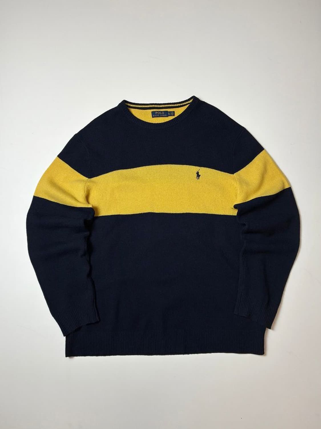 폴로 랄프로렌 블록 배색 울 니트 PN8492 상품이미지1