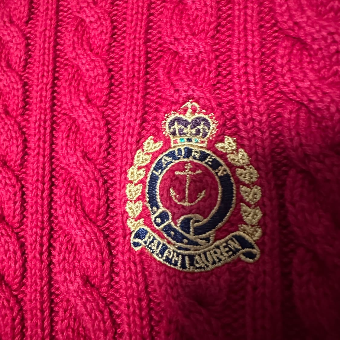 RALPH LAUREN heavy cable knit sweater 상품이미지3