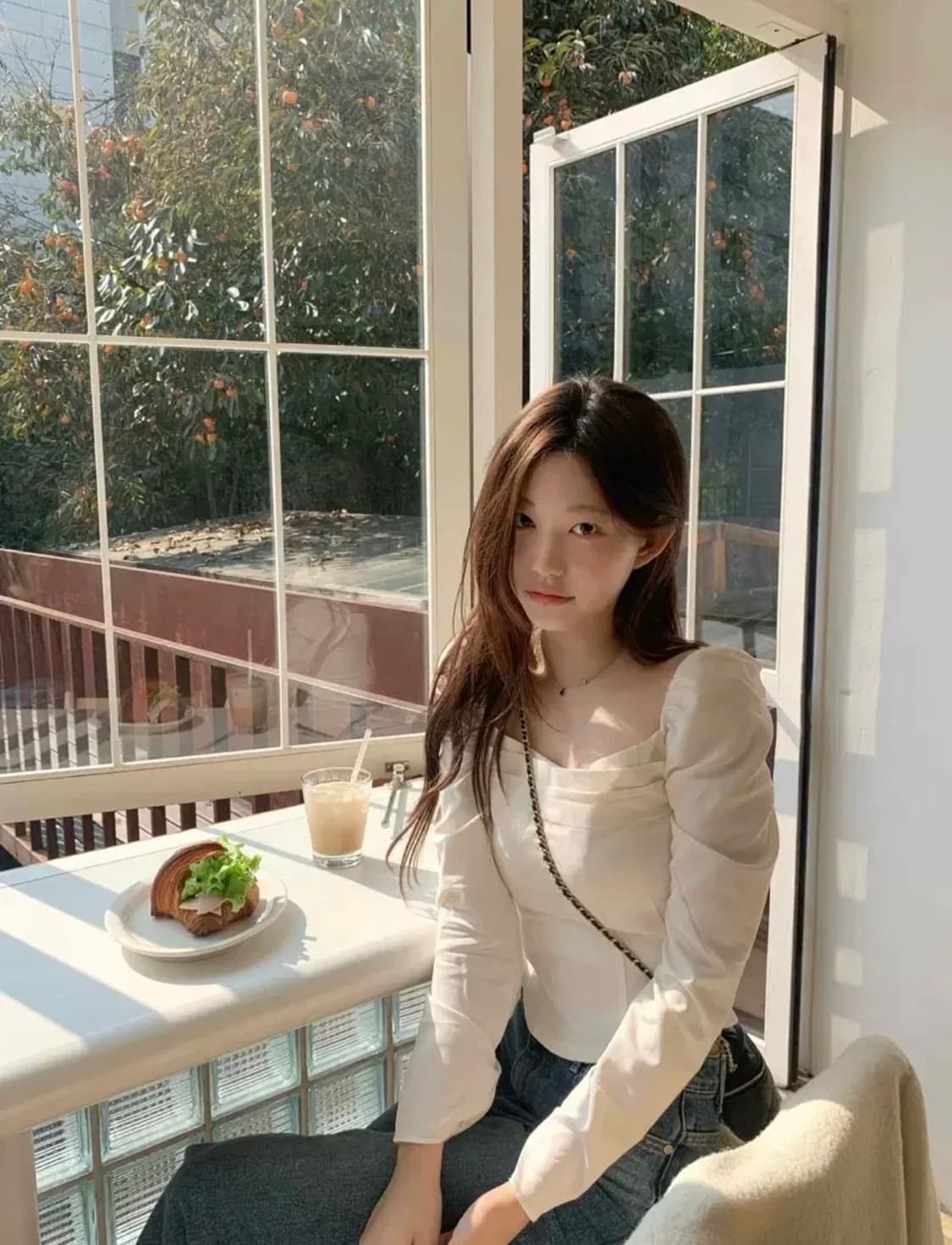 제니오 클린 스퀘어 블라우스s 상품이미지1