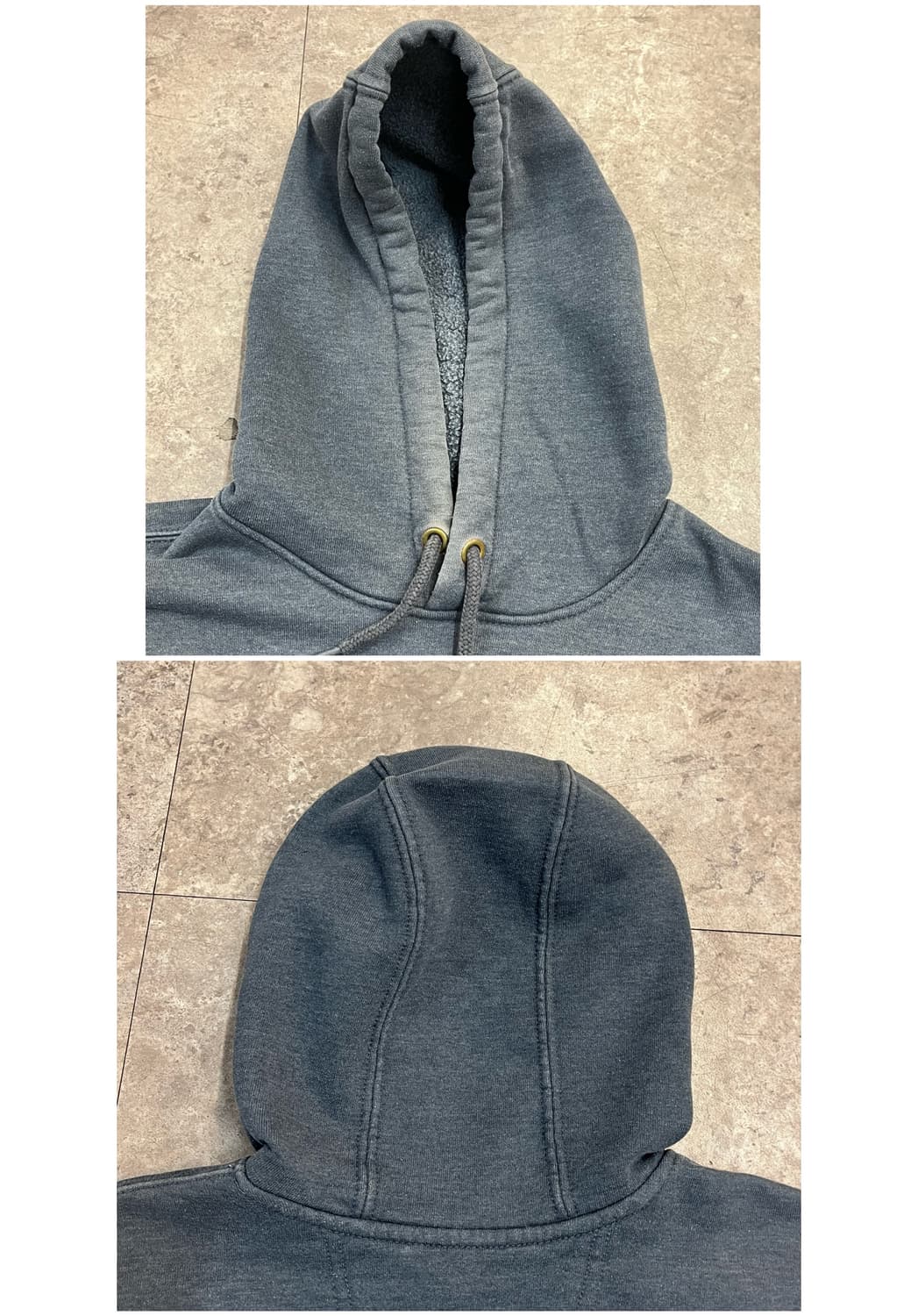 칼하트 기모 후드티 그레이 M #csz2740  상품이미지5