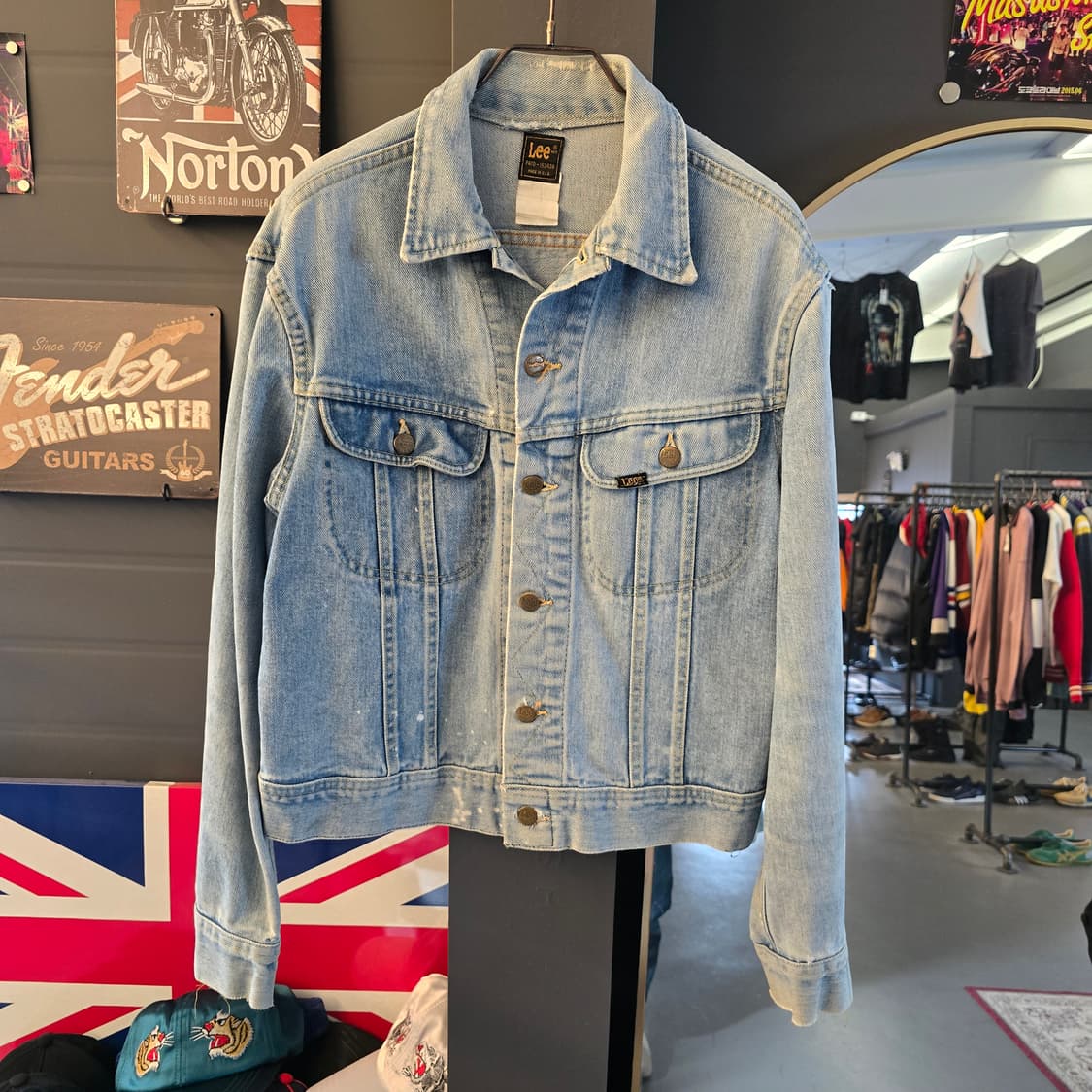 빈티지 Lee 라이더스 USA 데님 자켓 크롭핏 상품이미지1