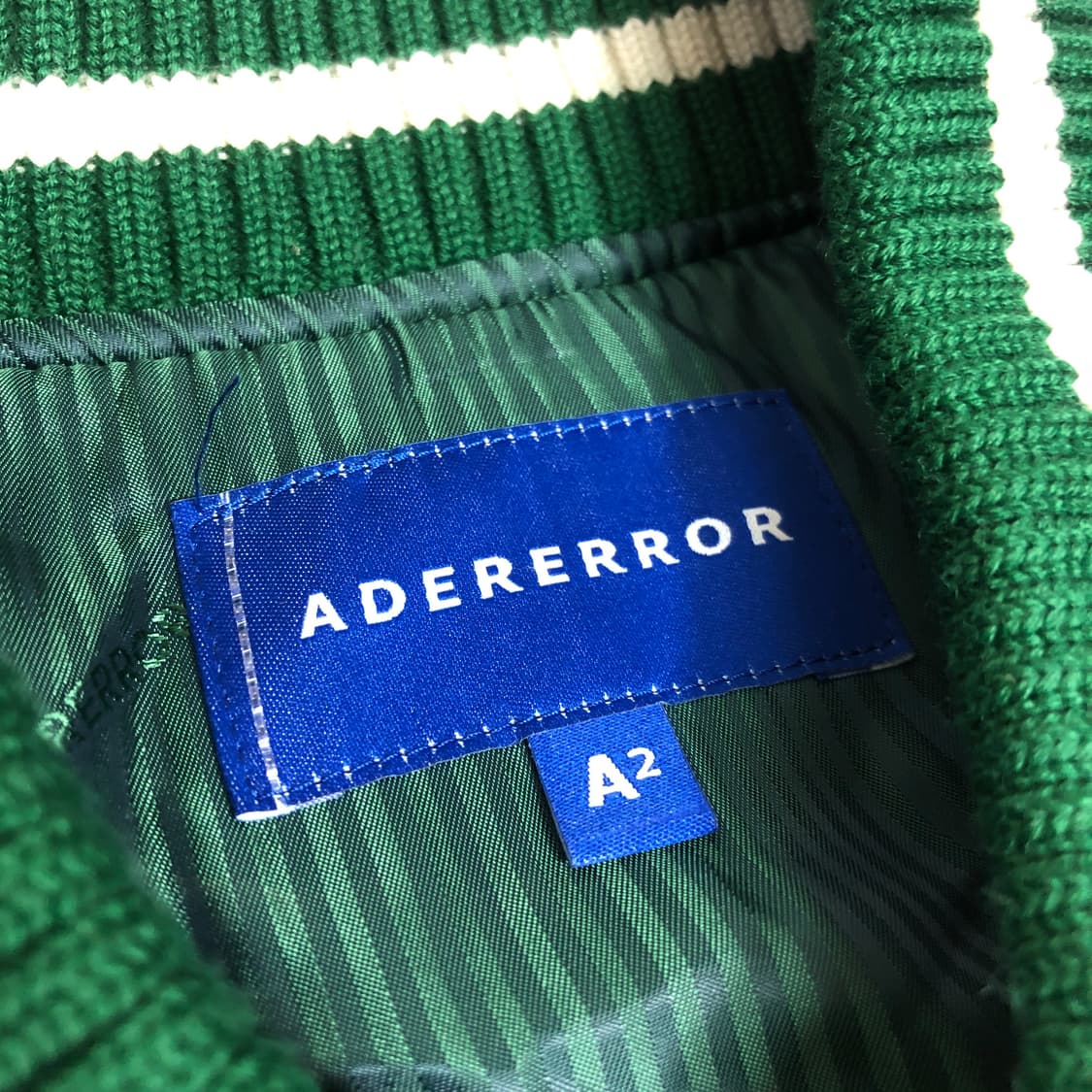 아더에러 트윗 바시티 점퍼 그린 A2 상품이미지2