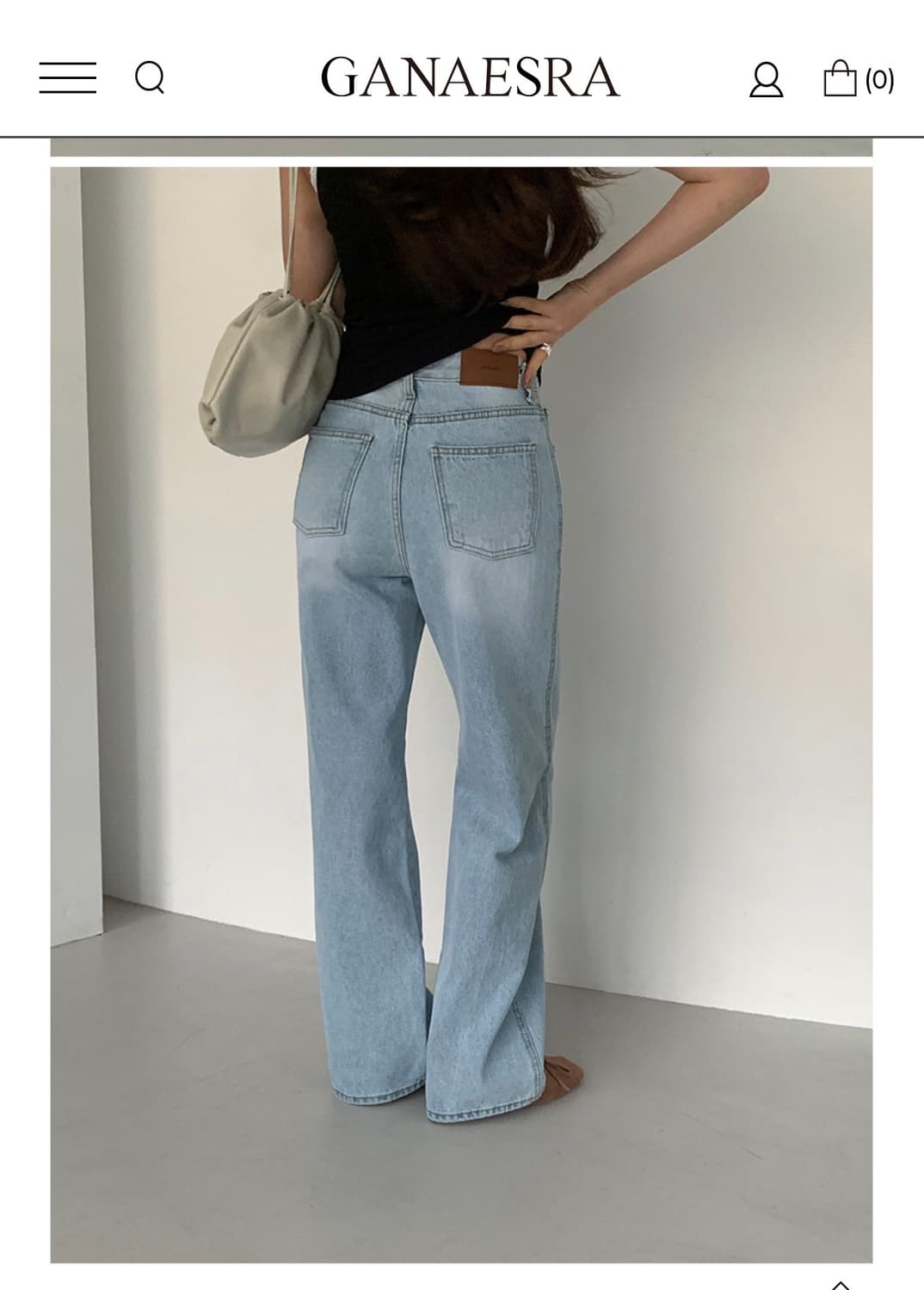 가내스라 오디네르 디핀연청데님(S,long) 상품이미지5