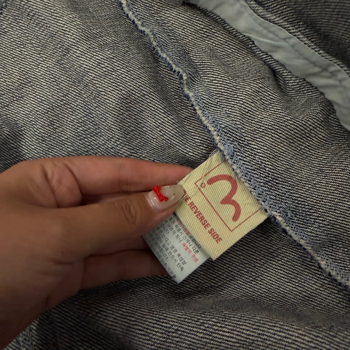 [정품/M] Evisu 에비수 빈티지 웨스턴 데님 조끼 베스트 자켓 상품이미지5