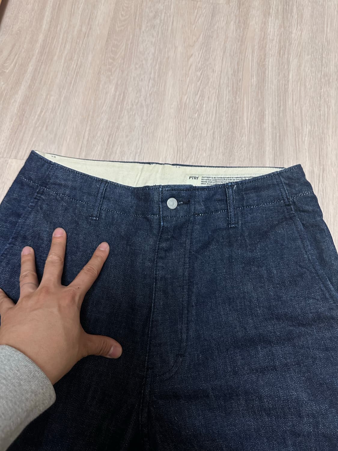 포터리 데님1 진청 29-30 청바지 상품이미지3