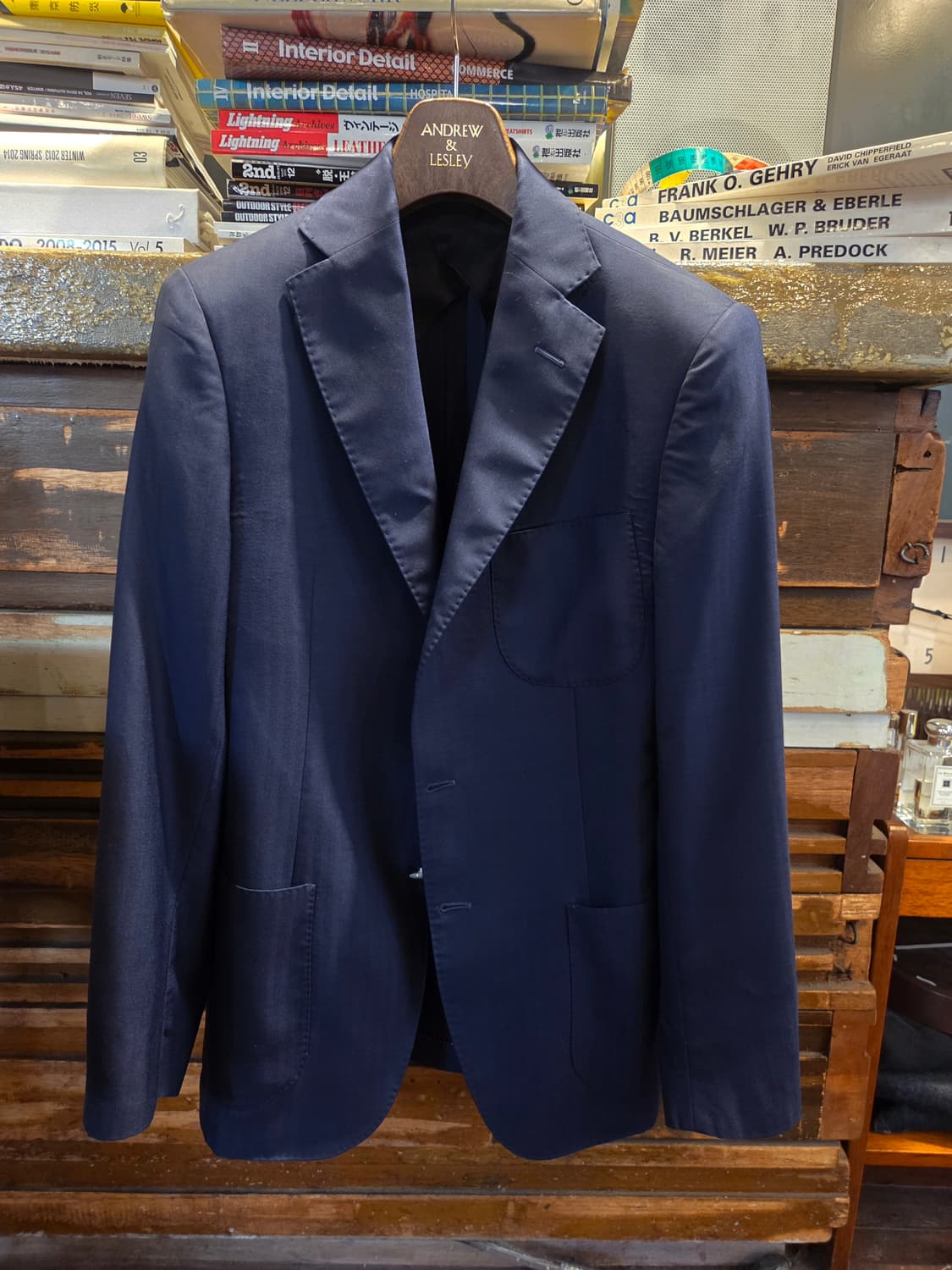 이탈리아 브랜드 보기 네이비자켓 상품이미지10