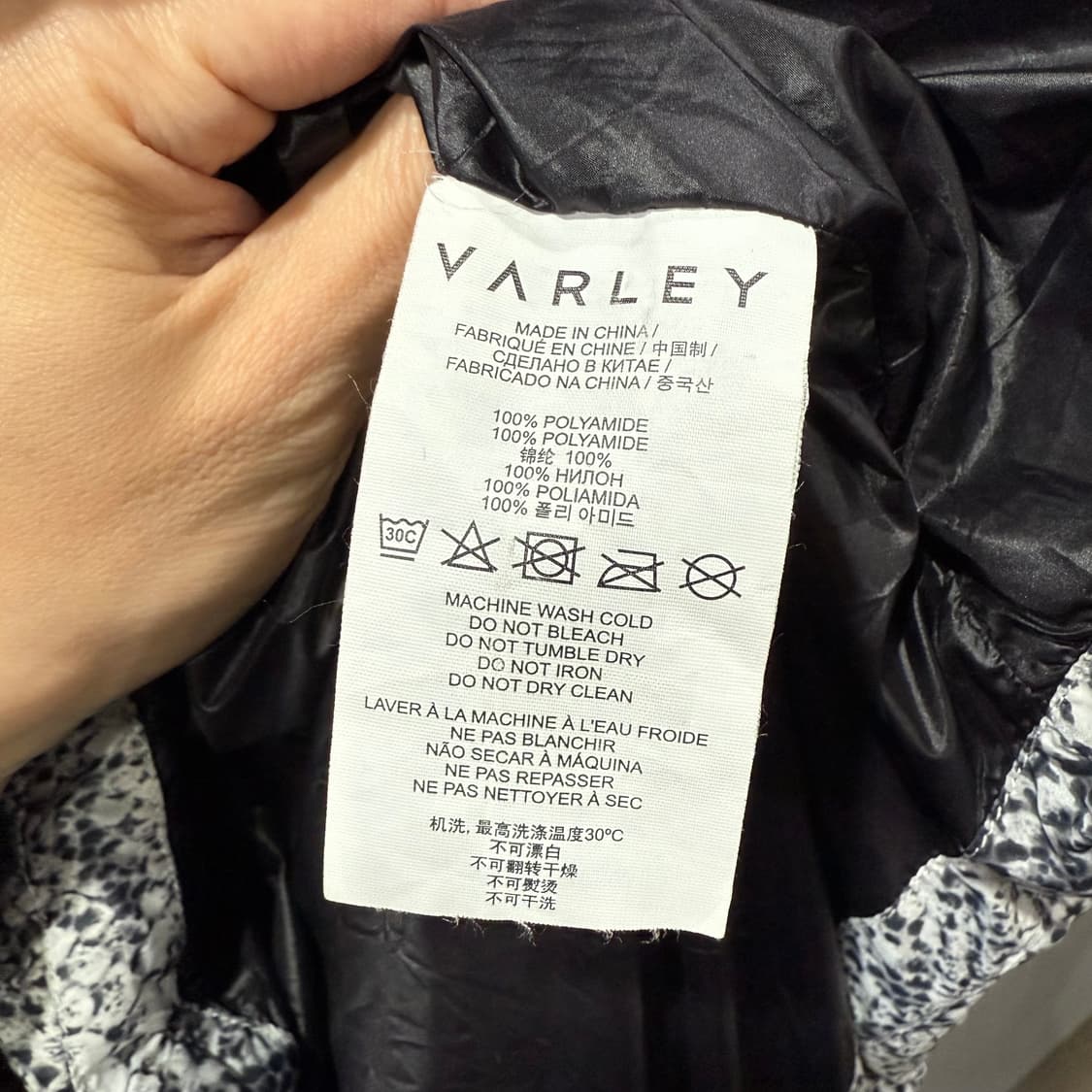 S VARLEY 발리 하이랜드 스네이크스킨 퍼프 패딩 자켓 상품이미지6