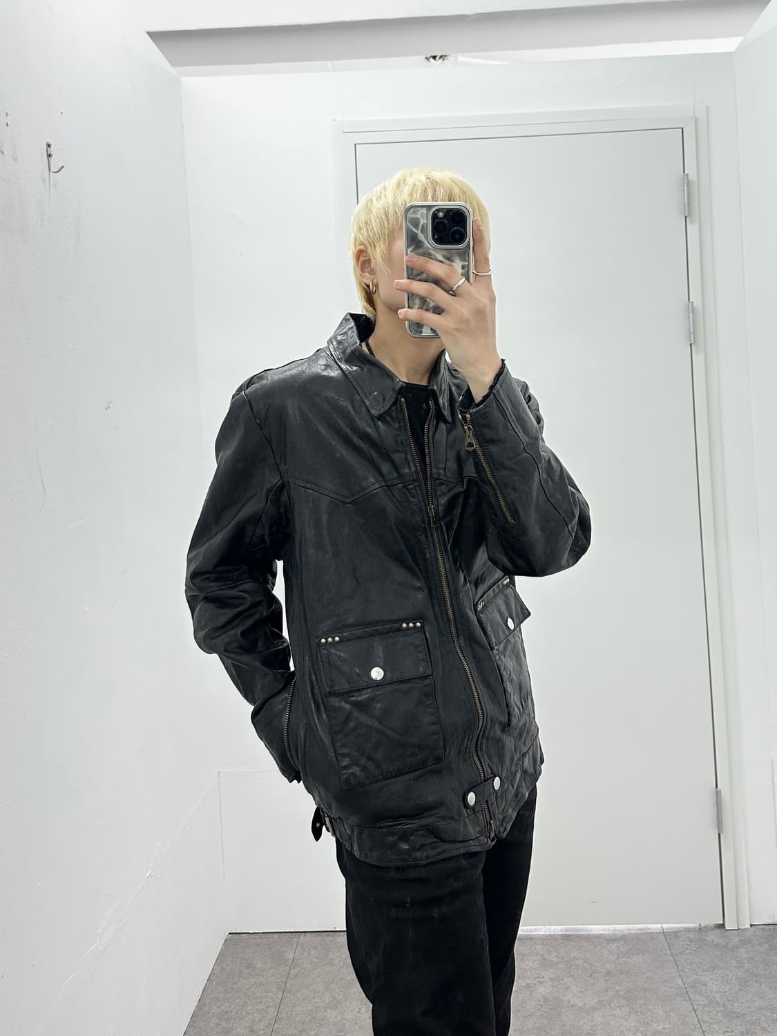 Golden Goose stud calf leather 2way jack 상품이미지2