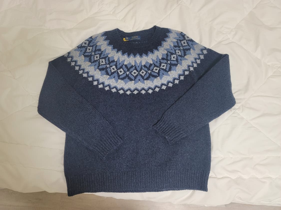 폴로랄프로렌 남성 페어아일 울 니트스웨터 상품이미지1