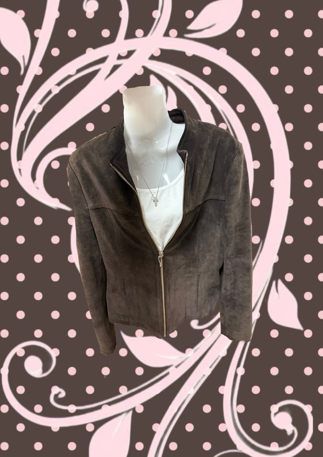 Y2k스웨이드 자켓 상품이미지1